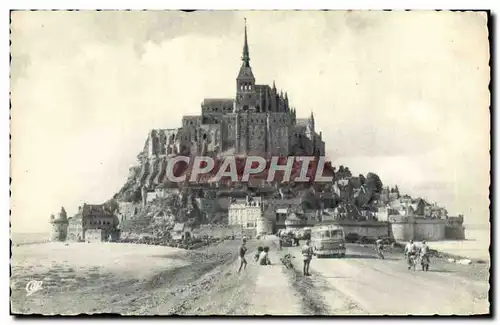 Cartes postales Le Mont St Michel L'Arrivee