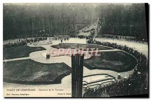 Cartes postales Foret De Compiegne Clairiere de la victoire Militaria