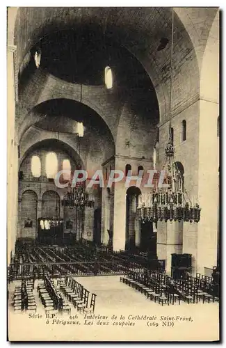 Cartes postales Interieur De La Cathedrale Saint Front A Perigueux Les deux coupoles