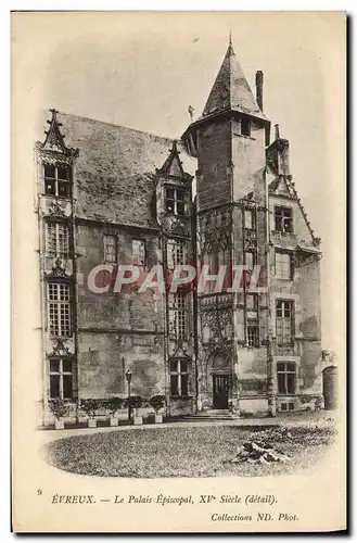 Ansichtskarte AK Evreux Le Palais Episcopal