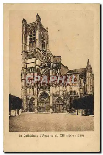 Cartes postales Auxerre La Cathedrale