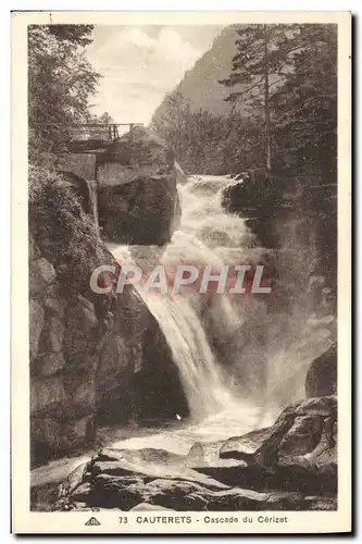 Cartes postales Cauterets Cascade Du Cerizet