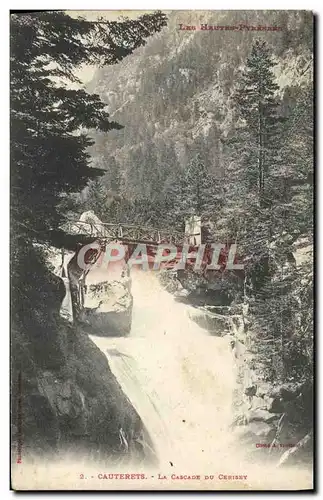 Cartes postales Cauterets La Cascade Du Cerisey