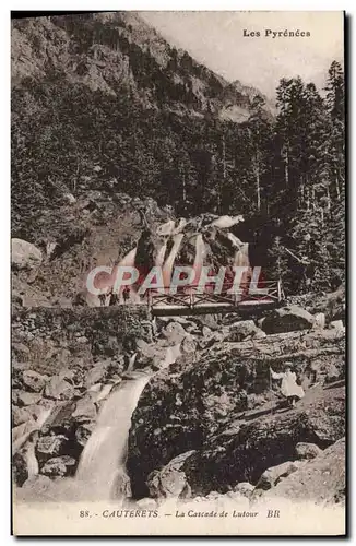 Cartes postales Cauterets La Cascade De Lutour