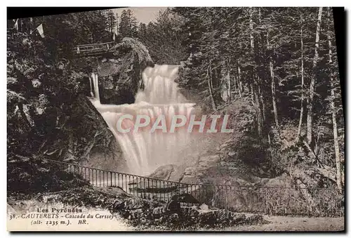 Ansichtskarte AK Cauterets Cascade Du Cerisey