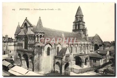 Cartes postales Poitiers Notre Dame La Grande