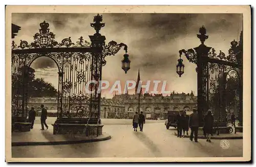 Cartes postales Nancy Place Stanislas Grilles De Jean Lamour