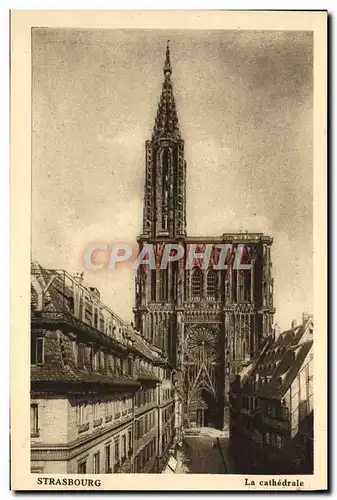 Cartes postales Strasbourg La Cathedrale