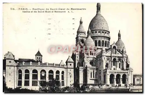 Cartes postales Paris Basilique Du Sacre Coeur De Montniartre