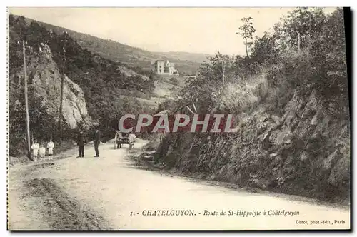 Cartes postales Chatelguyon Route De St Hippolyte A Chatelguyon