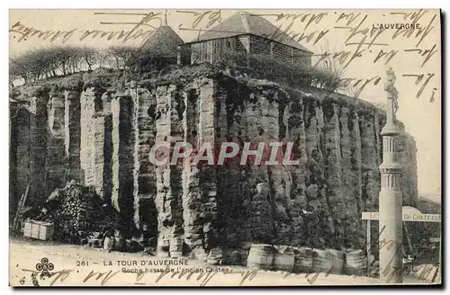 Cartes postales La Tour D&#39Auvergne Roche basse de l&#39ancien chateau