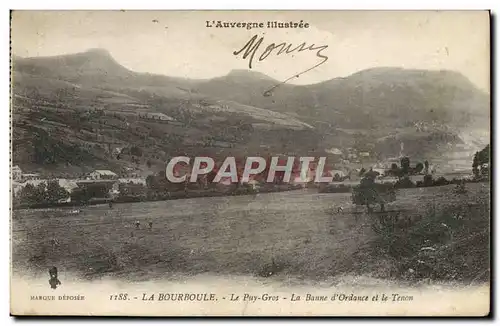 Ansichtskarte AK La Bourboule Le Puy Gros la Banne d&#39Ordance et le Tenon