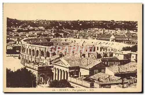 Cartes postales Nimes Vue Generale