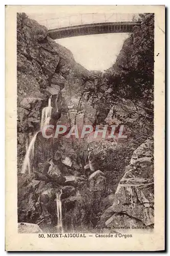 Cartes postales Mont Aigoual Cascade D'Orgon