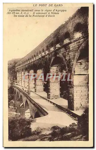 Cartes postales Le Pont Du Gard Aqueduc