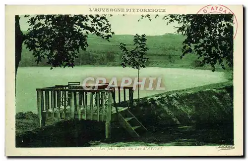 Cartes postales L&#39Auvergne Pittoresque Les jolis bords du lac d&#39Aydat