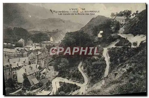 Cartes postales L&#39Auvergne La Bourboule Les lacets de la roche des fees