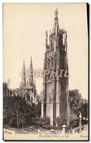 Cartes postales Bordeaux La Tour Pey Berland