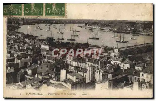 Cartes postales Bordeaux Panorama Et La Gironde