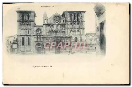 Cartes postales Bordeaux Eglise Sainte Croix