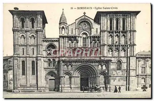 Cartes postales Bourdeaux Eglise Sainte Croix