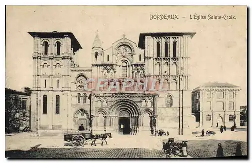 Cartes postales Bourdeaux L'Eglise Sainte Croix