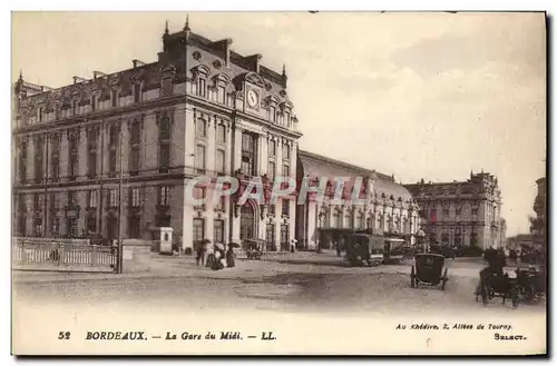 Cartes postales Bourdeaux Le Gare Du Midi