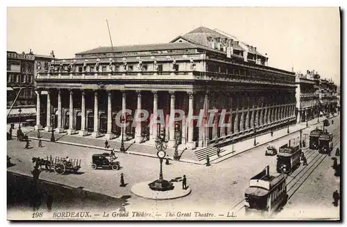 Cartes postales Bourdeaux Le Grand Theatre