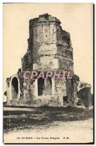 Cartes postales Nimes La Tour Magne