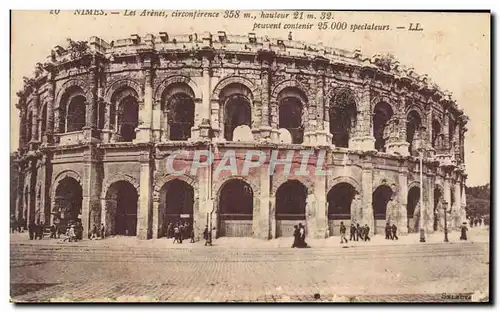 Cartes postales Nimes Les Arenes