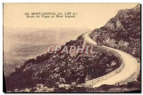 Cartes postales Mont Aigoual Route Du Vigan au Mont Aigoual