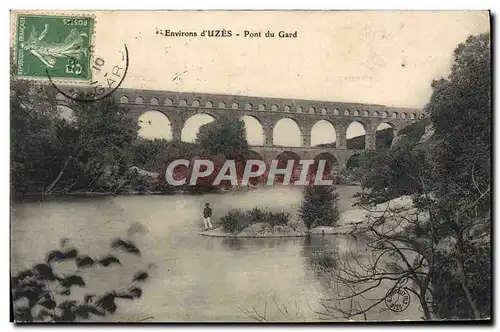 Cartes postales Environs D&#39Uzes Pont Du Gard