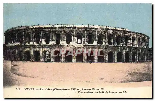 Cartes postales Nimes Les Arenes