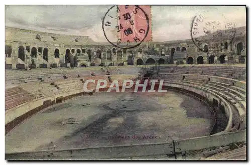 Cartes postales Nimes Intereur Des Arenes