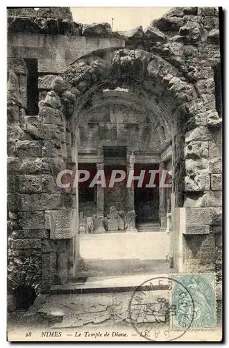 Cartes postales Nimes Le Temple De Diane