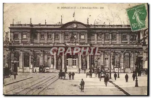 Cartes postales Bordeaux L&#39Hotel De Ville