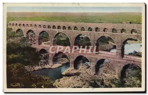 Cartes postales Nimes Aqueduc Romain Pont Du Gard