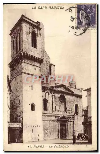 Cartes postales Nimes La Cathedrale