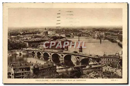 Cartes postales Toulouse Vue Generale Sur La Garonne