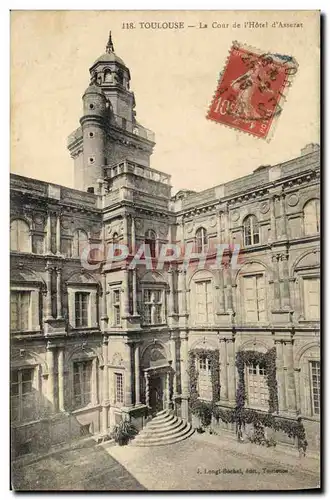 Ansichtskarte AK Toulouse La Cour De I&#39Hotel D&#39Assezat