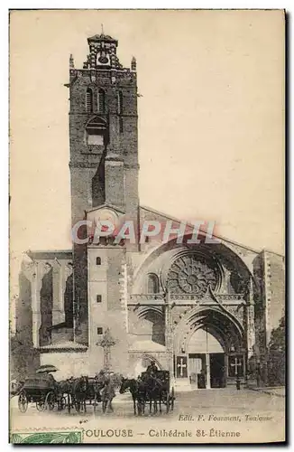 Cartes postales Toulouse Cathedrale St Etienne