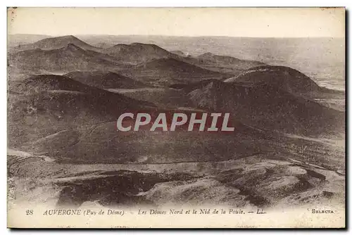 Cartes postales Auvergne Les Domes Nord Et Le Nid De La Poule