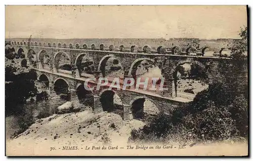 Cartes postales Nimes Le Pont Du Gard