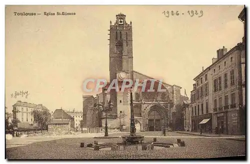 Cartes postales Toulouse Eglise St Etienne