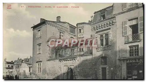 Cartes postales Toulouse Hotel De Lasbordes Facade