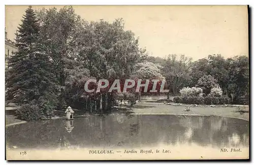 Ansichtskarte AK Toulouse Jardin Royal Le Lac