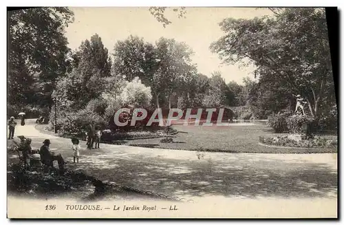 Ansichtskarte AK Toulouse Le Jardin Royal