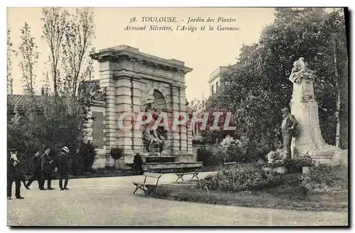 Ansichtskarte AK Toulouse Jardin Des Plantes Armand Silvestre L&#39Ariege et la Garonne