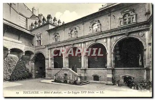 Ansichtskarte AK Toulouse Hotel D&#39Assezat La Loggia