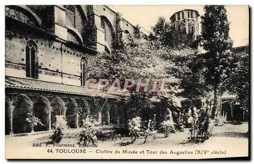 Cartes postales Toulouse Cloitre Du Musee Et Tour Des Augustins